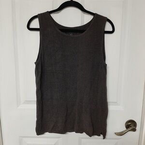 Sleeveless Charcoal Top